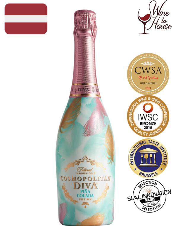 Cosmopolitan Diva Pina Colada Sparkling N.V ⼤都會歌姬⿈⾦過濾的氣泡酒(鳳梨可樂達味)